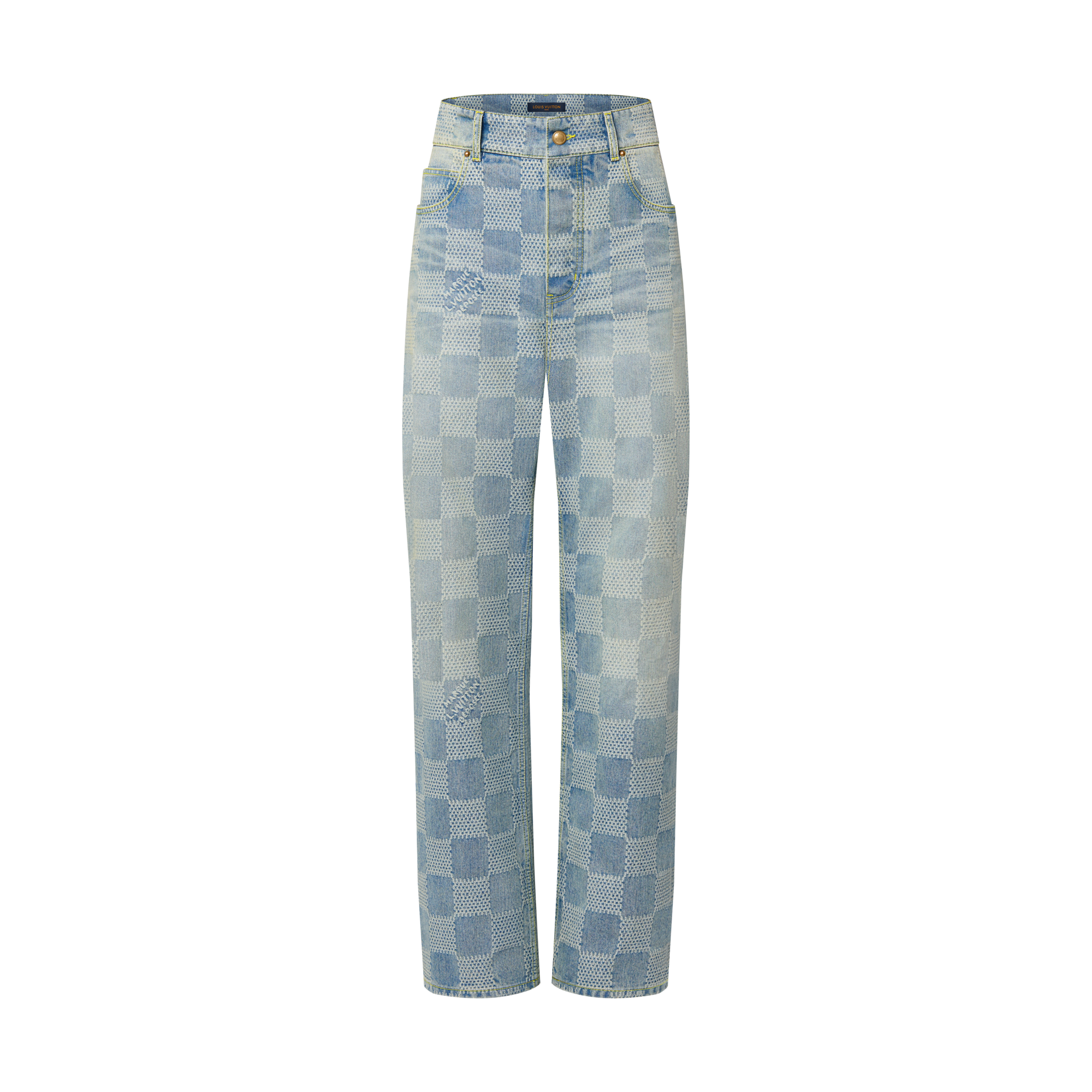 Damier Denim Skate Pants - Ready-to-Wear 1AHCOC | LOUIS VUITTON